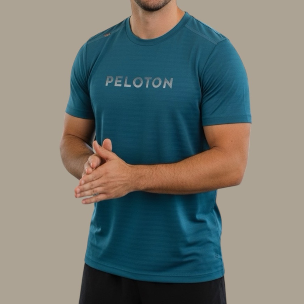 Rhone x Peloton Swift Short Sleeve 2.0 Storm Blue Sz XL